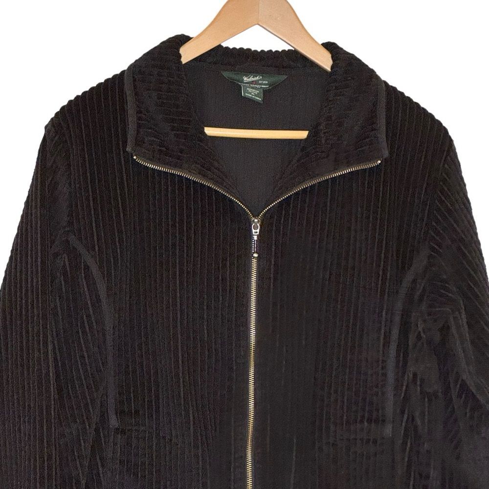 Woolrich Women's Vintage Wide Whale Corduroy Zip Front Jacket Shacket Sz PXL